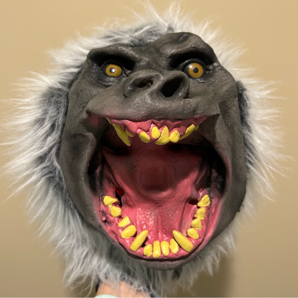 Latex Baboon Ape Gorilla Halloween Mask
